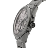 Buy Shop Armani Exchange Drexler Chronograph Grey Dial Grey Steel Strap Watch For Men - AX2603 USA Online