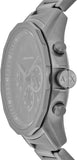 Buy Shop Armani Exchange Drexler Chronograph Grey Dial Grey Steel Strap Watch For Men - AX2603 USA Online