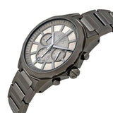 Buy Shop Armani Exchange Drexler Chronograph Grey Dial Grey Steel Strap Watch For Men - AX2603 USA Online