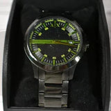 Buy Shop Armani Exchange Hampton Black Dial Black Steel Strap Watch For Men - AX2407 USA Online