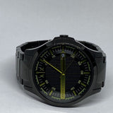 Buy Shop Armani Exchange Hampton Black Dial Black Steel Strap Watch For Men - AX2407 USA Online