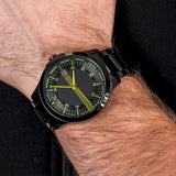 Buy Shop Armani Exchange Hampton Black Dial Black Steel Strap Watch For Men - AX2407 USA Online