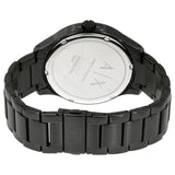 Buy Shop Armani Exchange Hampton Black Dial Black Steel Strap Watch For Men - AX7101 USA Online