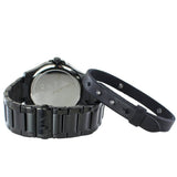 Buy Shop Armani Exchange Hampton Black Dial Black Steel Strap Watch For Men - AX7101 USA Online