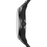 Buy Shop Armani Exchange Hampton Black Dial Black Steel Strap Watch For Men - AX7101 USA Online