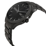 Buy Shop Armani Exchange Hampton Black Dial Black Steel Strap Watch For Men - AX7101 USA Online