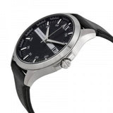 Buy Shop Armani Exchange Hampton Chronograph Black Dial Black Leather Strap Watch For Men - AX2101 USA Online