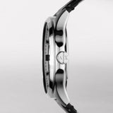 Buy Shop Armani Exchange Hampton Chronograph Black Dial Black Leather Strap Watch For Men - AX2101 USA Online