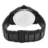 Buy Shop Armani Exchange Hampton Chronograph Black Dial Black Steel Strap Watch For Men - AX2104 USA Online