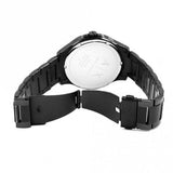 Buy Shop Armani Exchange Hampton Chronograph Black Dial Black Steel Strap Watch For Men - AX2104 USA Online