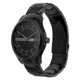 Buy Shop Armani Exchange Hampton Chronograph Black Dial Black Steel Strap Watch For Men - AX2104 USA Online