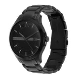 Buy Shop Armani Exchange Hampton Chronograph Black Dial Black Steel Strap Watch For Men - AX2104 USA Online
