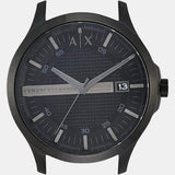 Buy Shop Armani Exchange Hampton Chronograph Black Dial Black Steel Strap Watch For Men - AX2104 USA Online