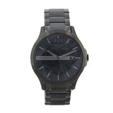 Buy Shop Armani Exchange Hampton Chronograph Black Dial Black Steel Strap Watch For Men - AX2104 USA Online