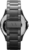 Buy Shop Armani Exchange Hampton Chronograph Black Dial Black Steel Strap Watch For Men - AX2121 USA Online