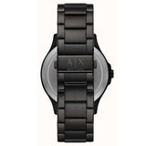 Buy Shop Armani Exchange Hampton Chronograph Black Dial Black Steel Strap Watch For Men - AX2150 USA Online