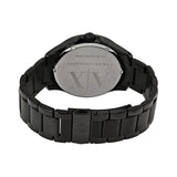 Buy Shop Armani Exchange Hampton Chronograph Black Dial Black Steel Strap Watch For Men - AX2150 USA Online