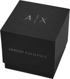 Buy Shop Armani Exchange Hampton Chronograph Black Dial Black Steel Strap Watch For Men - AX2189 USA Online
