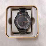 Buy Shop Armani Exchange Hampton Chronograph Black Dial Black Steel Strap Watch For Men - AX2189 USA Online