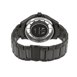 Buy Shop Armani Exchange Hampton Chronograph Black Dial Black Steel Strap Watch For Men - AX2189 USA Online
