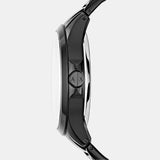 Buy Shop Armani Exchange Hampton Chronograph Black Dial Black Steel Strap Watch For Men - AX2189 USA Online