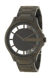Buy Shop Armani Exchange Hampton Chronograph Black Dial Black Steel Strap Watch For Men - AX2189 USA Online