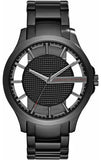 Buy Shop Armani Exchange Hampton Chronograph Black Dial Black Steel Strap Watch For Men - AX2189 USA Online