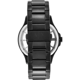 Buy Shop Armani Exchange Hampton Chronograph Black Dial Black Steel Strap Watch For Men - AX2192 USA Online