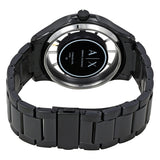 Buy Shop Armani Exchange Hampton Chronograph Black Dial Black Steel Strap Watch For Men - AX2192 USA Online