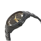 Buy Shop Armani Exchange Hampton Chronograph Black Dial Black Steel Strap Watch For Men - AX2192 USA Online