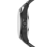Buy Shop Armani Exchange Hampton Chronograph Black Dial Black Steel Strap Watch For Men - AX2192 USA Online
