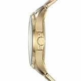 Buy Shop Armani Exchange Hampton Chronograph Black Dial Gold Steel Strap Watch For Men - AX2122 USA Online