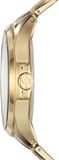 Buy Shop Armani Exchange Hampton Chronograph Black Dial Gold Steel Strap Watch For Men - AX2122 USA Online