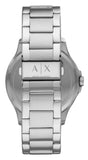 Buy Shop Armani Exchange Hampton Chronograph Black Dial Silver Steel Strap Watch For Men - AX2103 USA Online