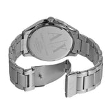 Buy Shop Armani Exchange Hampton Chronograph Black Dial Silver Steel Strap Watch For Men - AX2103 USA Online
