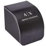 Buy Shop Armani Exchange Hampton Chronograph Black Dial Silver Steel Strap Watch For Men - AX2152 USA Online