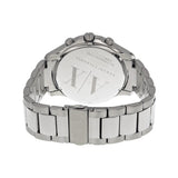Buy Shop Armani Exchange Hampton Chronograph Black Dial Silver Steel Strap Watch For Men - AX2152 USA Online