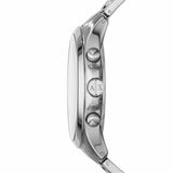 Buy Shop Armani Exchange Hampton Chronograph Black Dial Silver Steel Strap Watch For Men - AX2152 USA Online