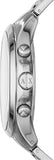 Buy Shop Armani Exchange Hampton Chronograph Black Dial Silver Steel Strap Watch For Men - AX2152 USA Online