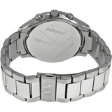 Buy Shop Armani Exchange Hampton Chronograph Black Dial Silver Steel Strap Watch For Men - AX2163 USA Online