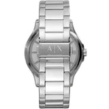 Buy Shop Armani Exchange Hampton Chronograph Black Dial Silver Steel Strap Watch For Men - AX2179 USA Online