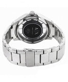 Buy Shop Armani Exchange Hampton Chronograph Black Dial Silver Steel Strap Watch For Men - AX2179 USA Online