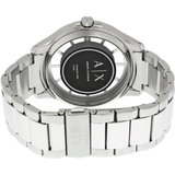 Buy Shop Armani Exchange Hampton Chronograph Black Dial Silver Steel Strap Watch For Men - AX2179 USA Online