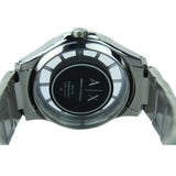 Buy Shop Armani Exchange Hampton Chronograph Black Dial Silver Steel Strap Watch For Men - AX2179 USA Online