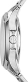 Buy Shop Armani Exchange Hampton Chronograph Black Dial Silver Steel Strap Watch For Men - AX2179 USA Online