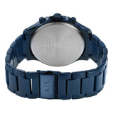 Buy Shop Armani Exchange Hampton Chronograph Blue Dial Blue Steel Strap Watch For Men - AX2430 USA Online