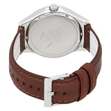 Buy Shop Armani Exchange Hampton Chronograph Blue Dial Brown Leather Strap Watch For Men - AX2133 USA Online