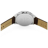 Buy Shop Armani Exchange Hampton Chronograph Blue Dial Brown Leather Strap Watch For Men - AX2133 USA Online
