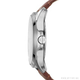 Buy Shop Armani Exchange Hampton Chronograph Blue Dial Brown Leather Strap Watch For Men - AX2133 USA Online