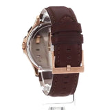 Buy Shop Armani Exchange Hampton Chronograph Blue Dial Brown Leather Strap Watch For Men - AX2172 USA Online